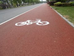 自行车道-彩色透水地坪